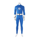 The Fantastic Four: First Steps (2025) Mister Fantastic Reed Richards Blue Jumpsuit Outfits Cosplay Costume